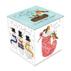 Christmas Cube - Yule Log Cosy Theme - Box of 20 Cards