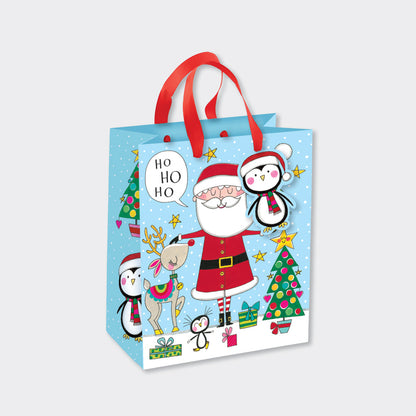 Christmas Medium Gift Bag - Santa