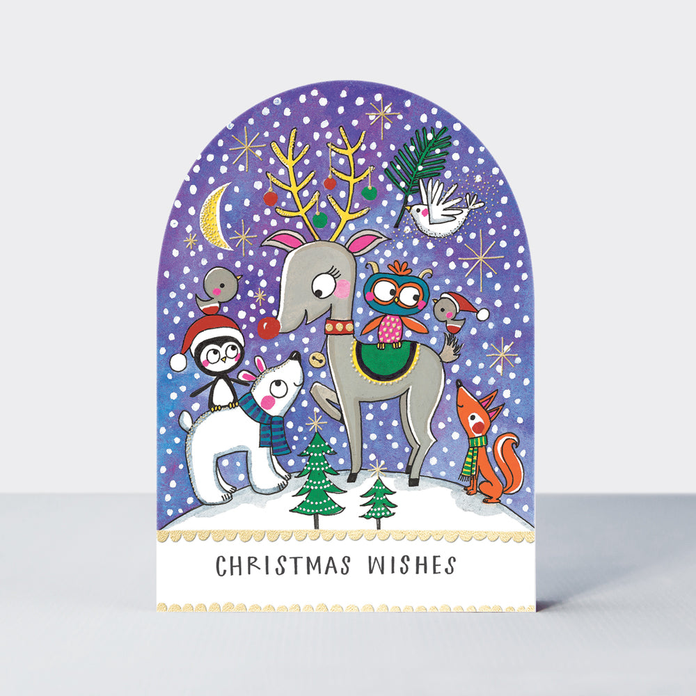 Snow Globe - Animals/Christmas Wishes