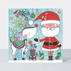 Christmas Jigsaw Cards -  Santa and Reindeer
