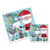 Christmas Jigsaw Cards -  Santa and Reindeer