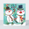 Christmas Jigsaw Cards - Snowmen