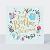 Mistletoe & Wine - Great Brother Christmas Card