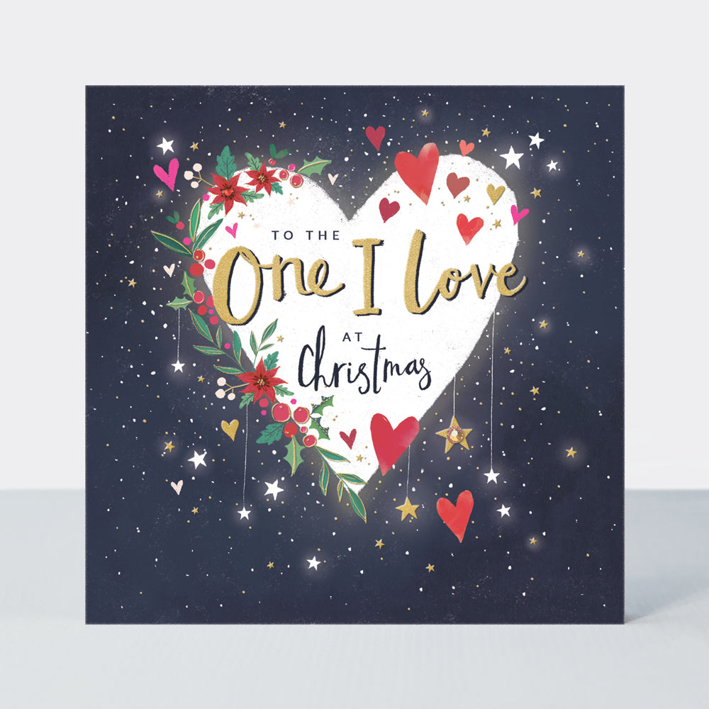 Mistletoe &amp; Wine - One I Love Christmas Card