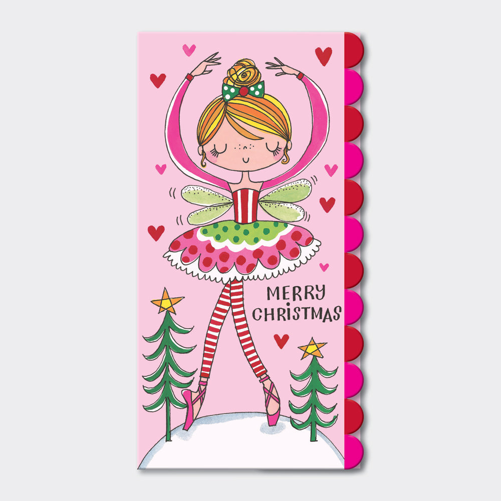Christmas Money Wallet - Merry Christmas/Ballerina Fairy