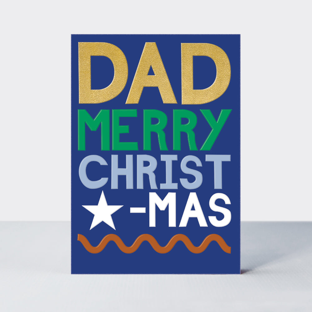 Eggnog Christmas Card - Dad Merry Christmas