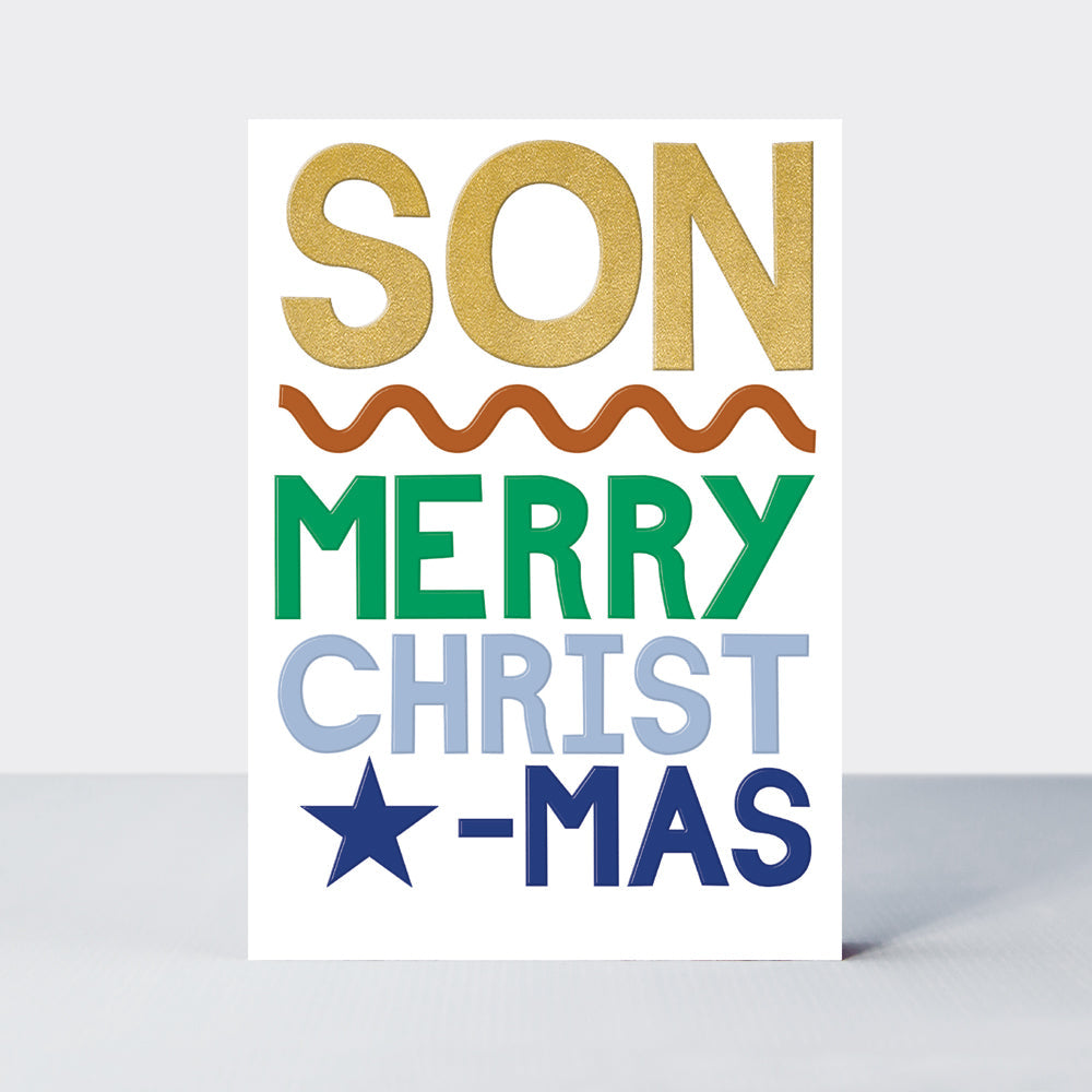 Eggnog Christmas Card - Son Merry Christmas