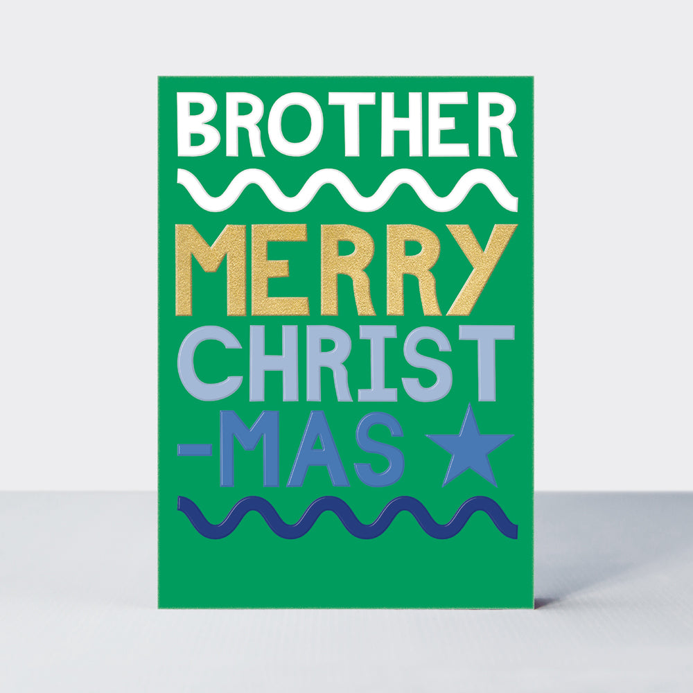 Eggnog Christmas Card - Brother Merry Christmas