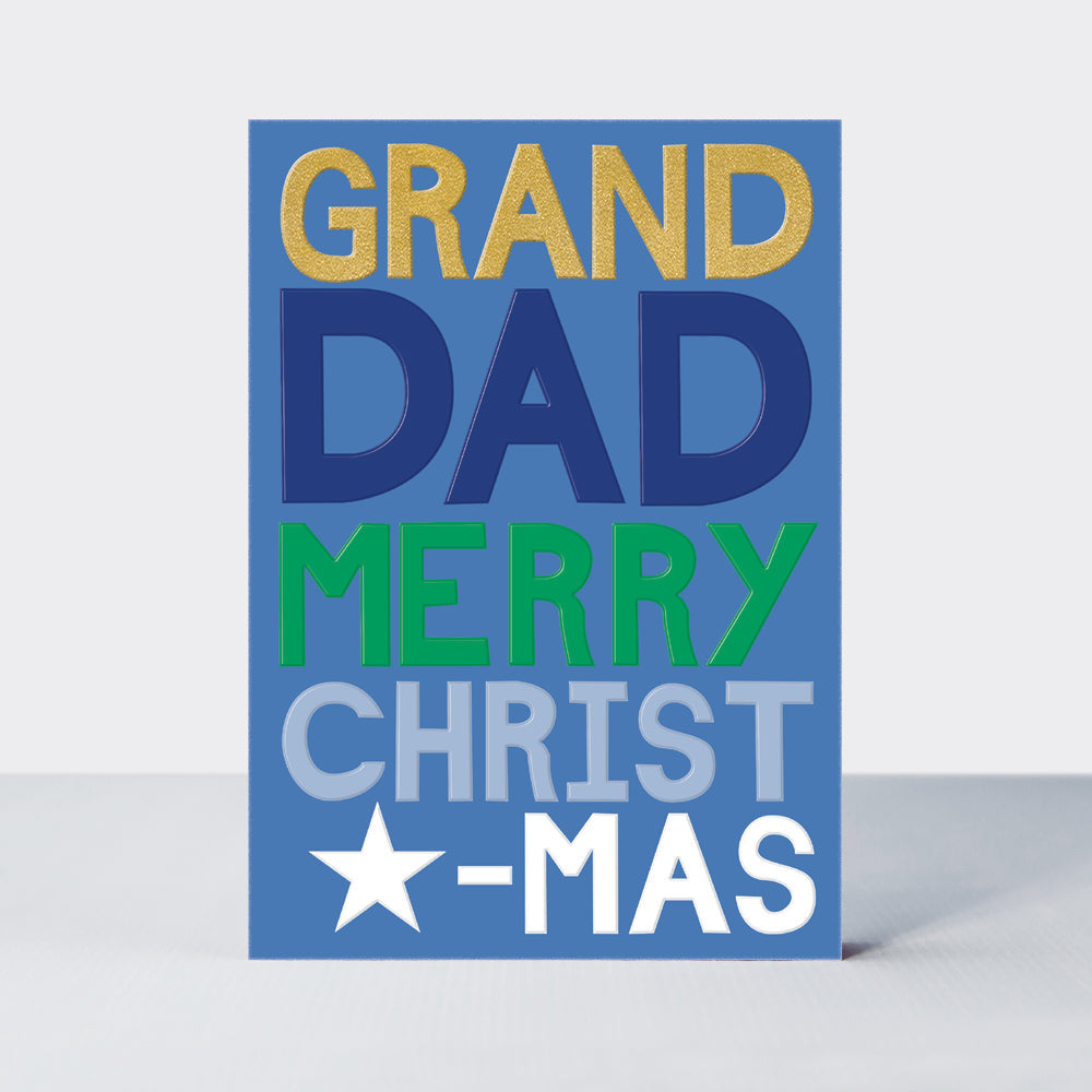 Eggnog Christmas Card - Grandad Merry Christmas