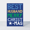Eggnog Christmas Card - Best Husband Merry Christmas