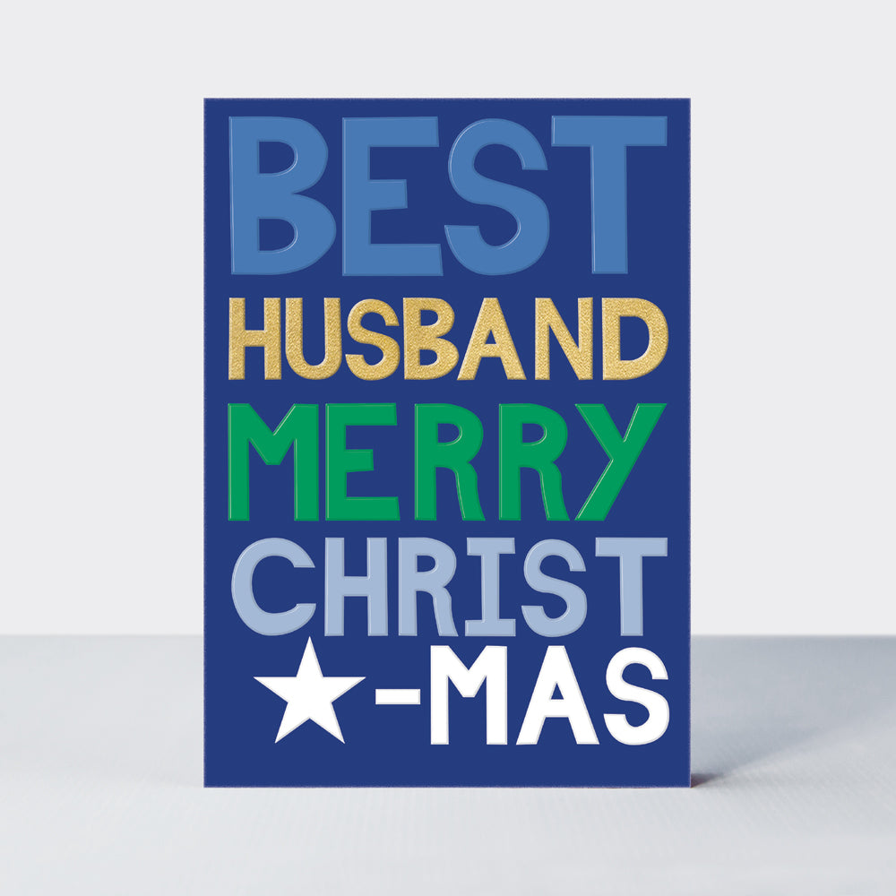 Eggnog Christmas Card - Best Husband Merry Christmas