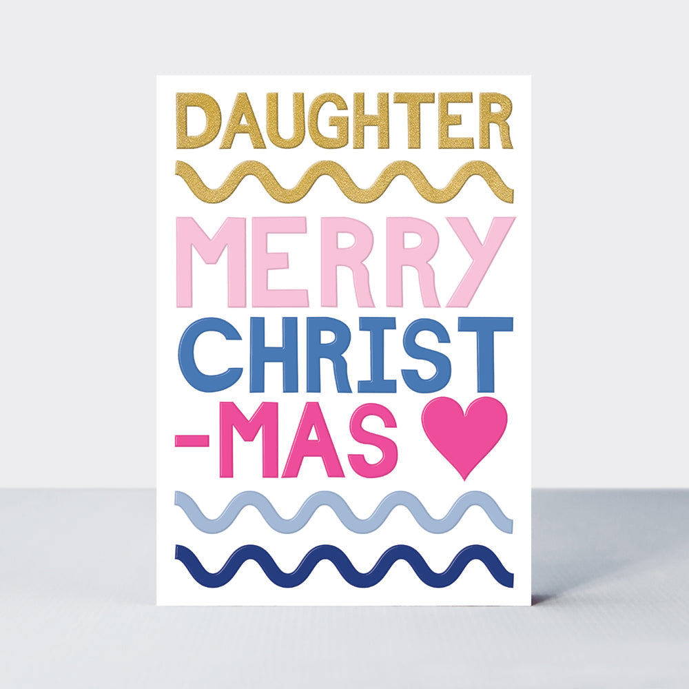 Eggnog Christmas Card - Daughter Merry Christmas