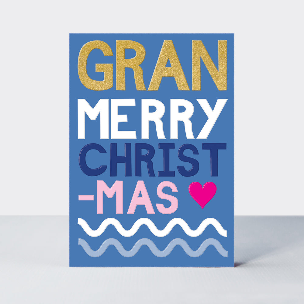 Eggnog Christmas Card - Gran Merry Christmas