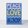 Eggnog Christmas Card - Peace Love & Joy