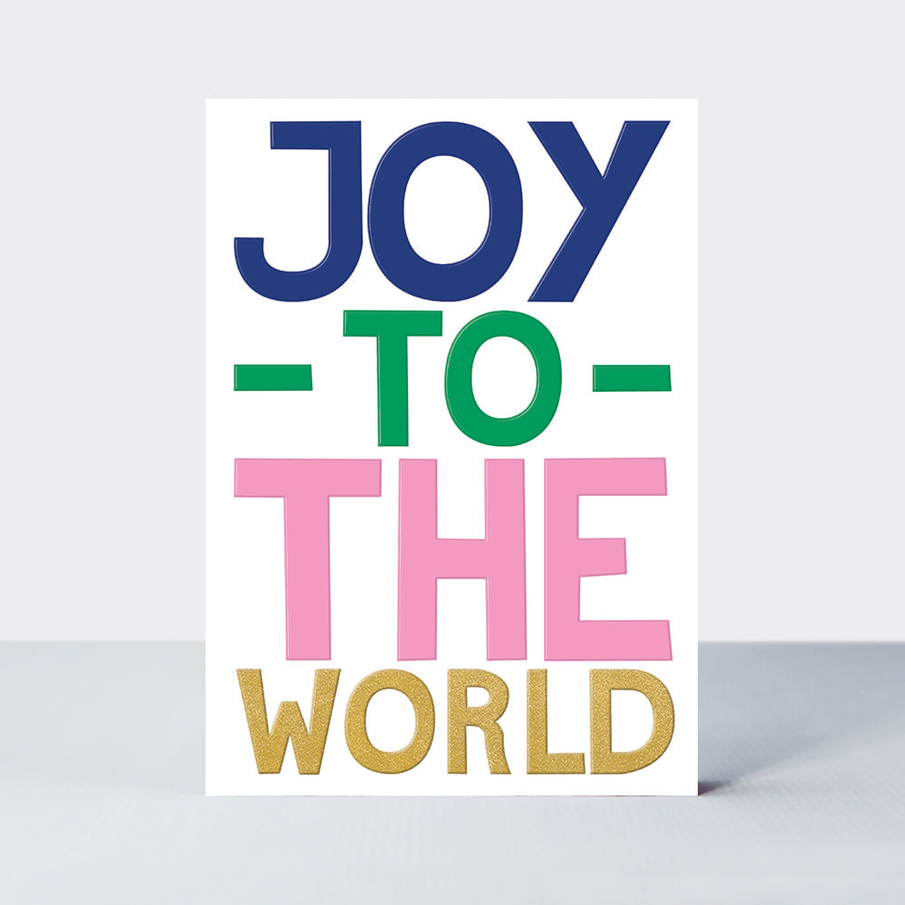 Eggnog Christmas Card - Joy to the World