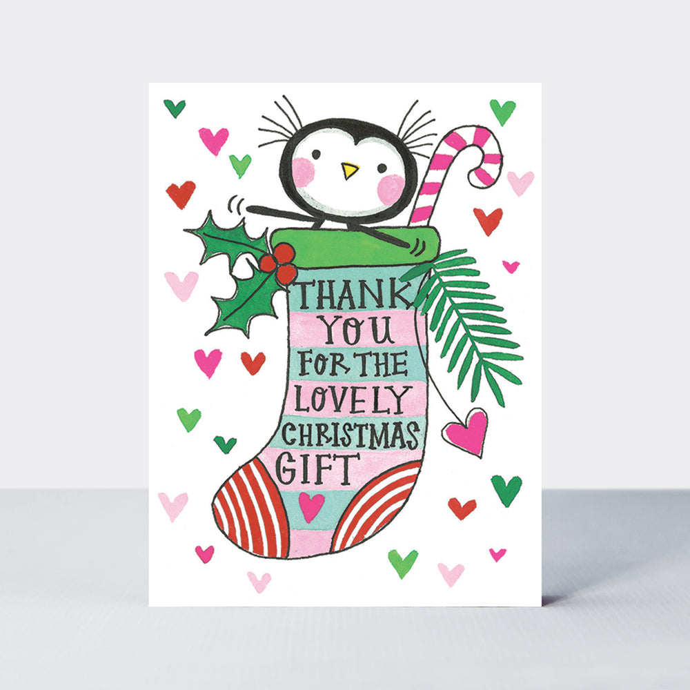 Christmas pack of 5 - Thank you - Penguin