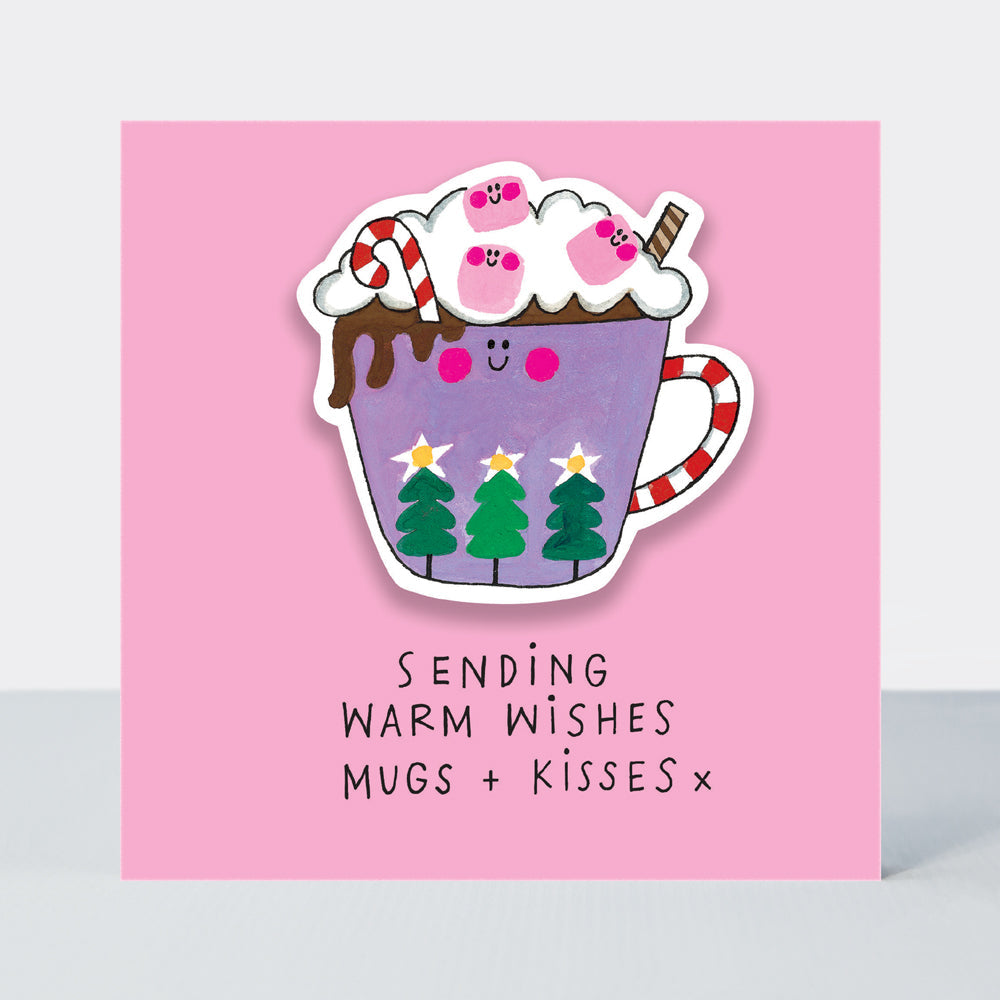 Little Nuggets Christmas Card - Sending Warm Wishes Mugs & Kisses