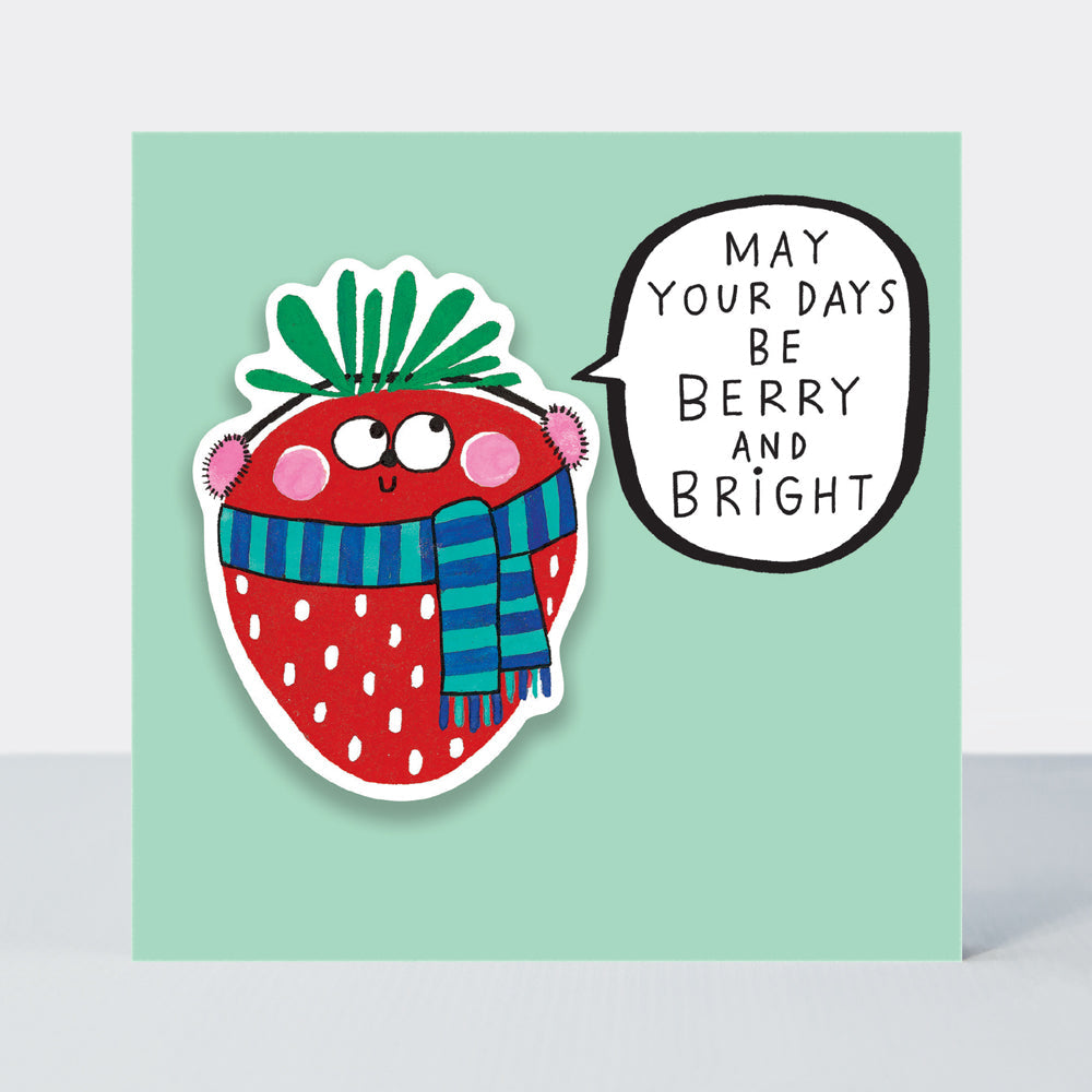 Little Nuggets Christmas Card - May Your Days be Berry &amp; Bright