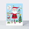Rectangular Christmas Card Box - Santa & Friends - Box of 20 Cards
