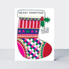 Rectangular Christmas Card Box - Santa & Friends - Box of 20 Cards