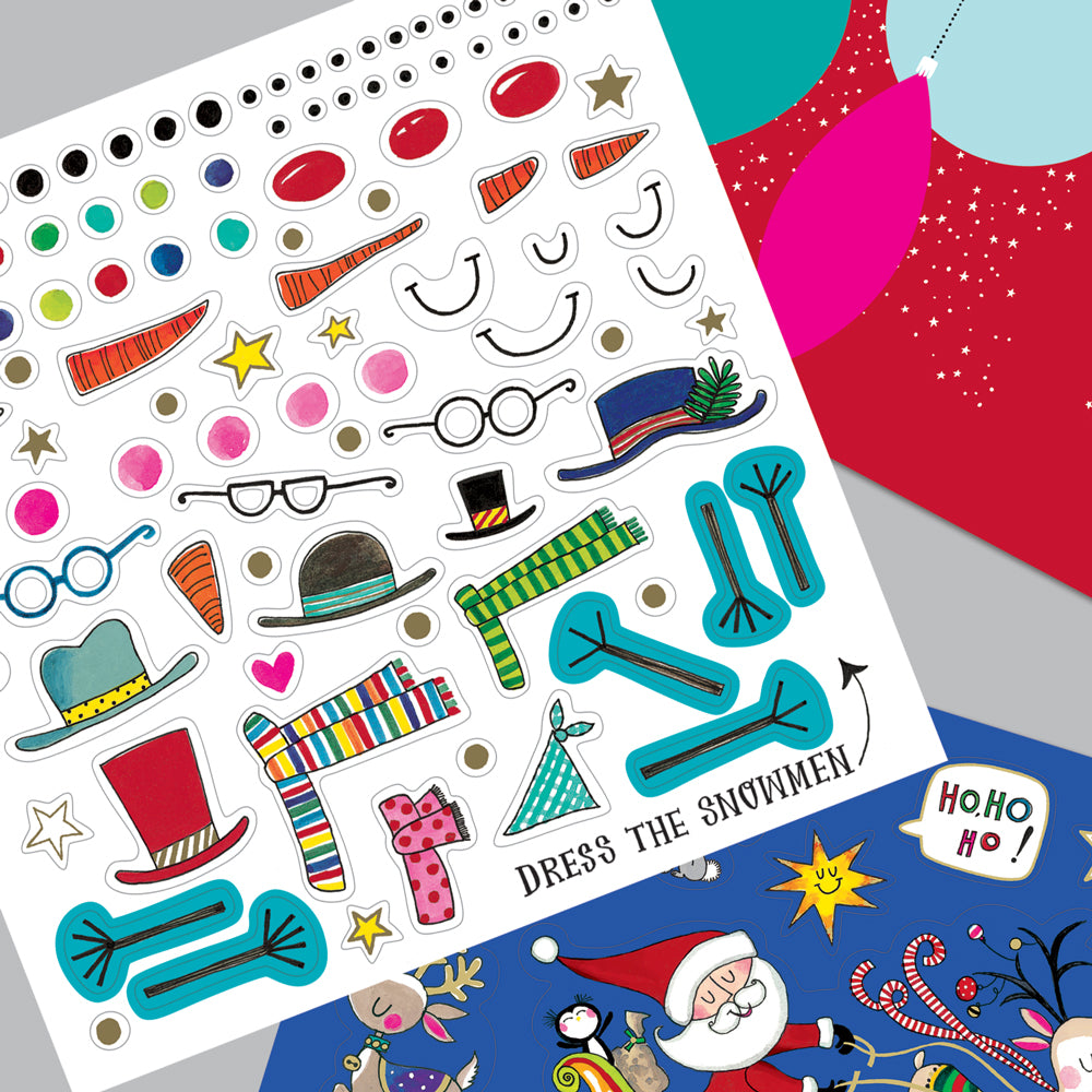 Sticker Scene and Colouring Activity Book - Christmas