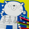 Christmas Colouring Book With Stickers