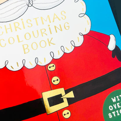 Christmas Colouring Book With Stickers