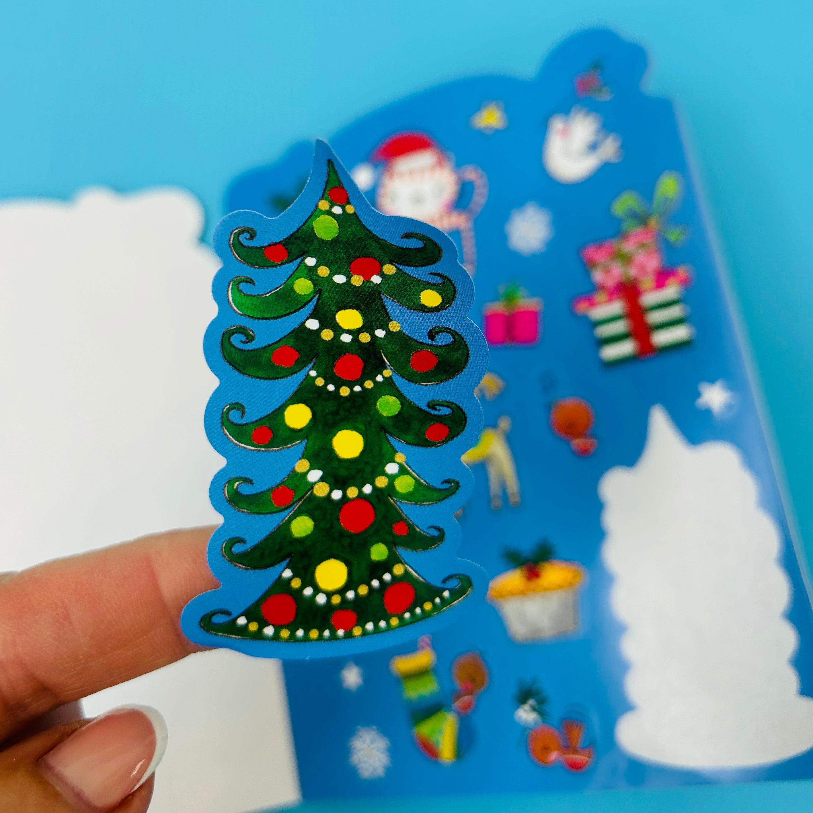 Christmas Die-Cut Sticker Book