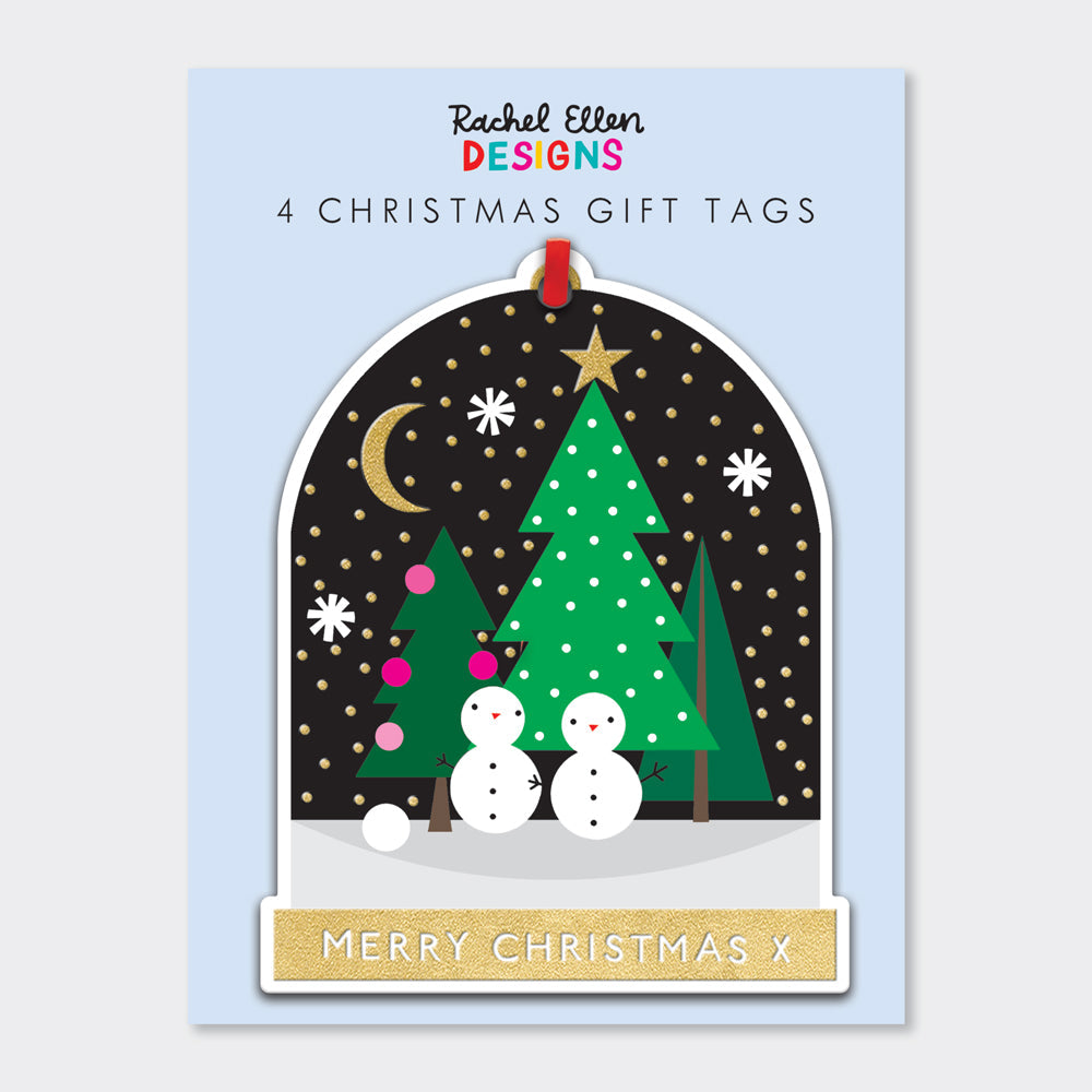 Gift Tag - Snow Globe