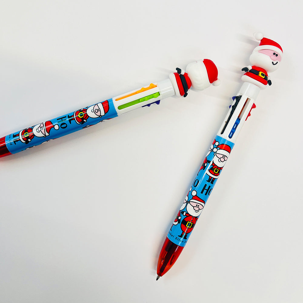 Santa Pen With Topper