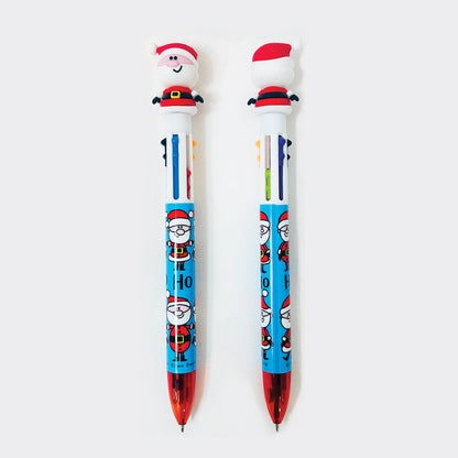 Christmas 6-colour Santa Topper Pen