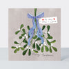 Yule Log Christmas Card - One I Love Merry Christmas