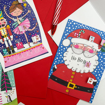Advent Calendar Card - Santa/Ho Ho Ho!