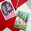 Advent Calendar Card - Christmas Tree/Reindeer/Penguins