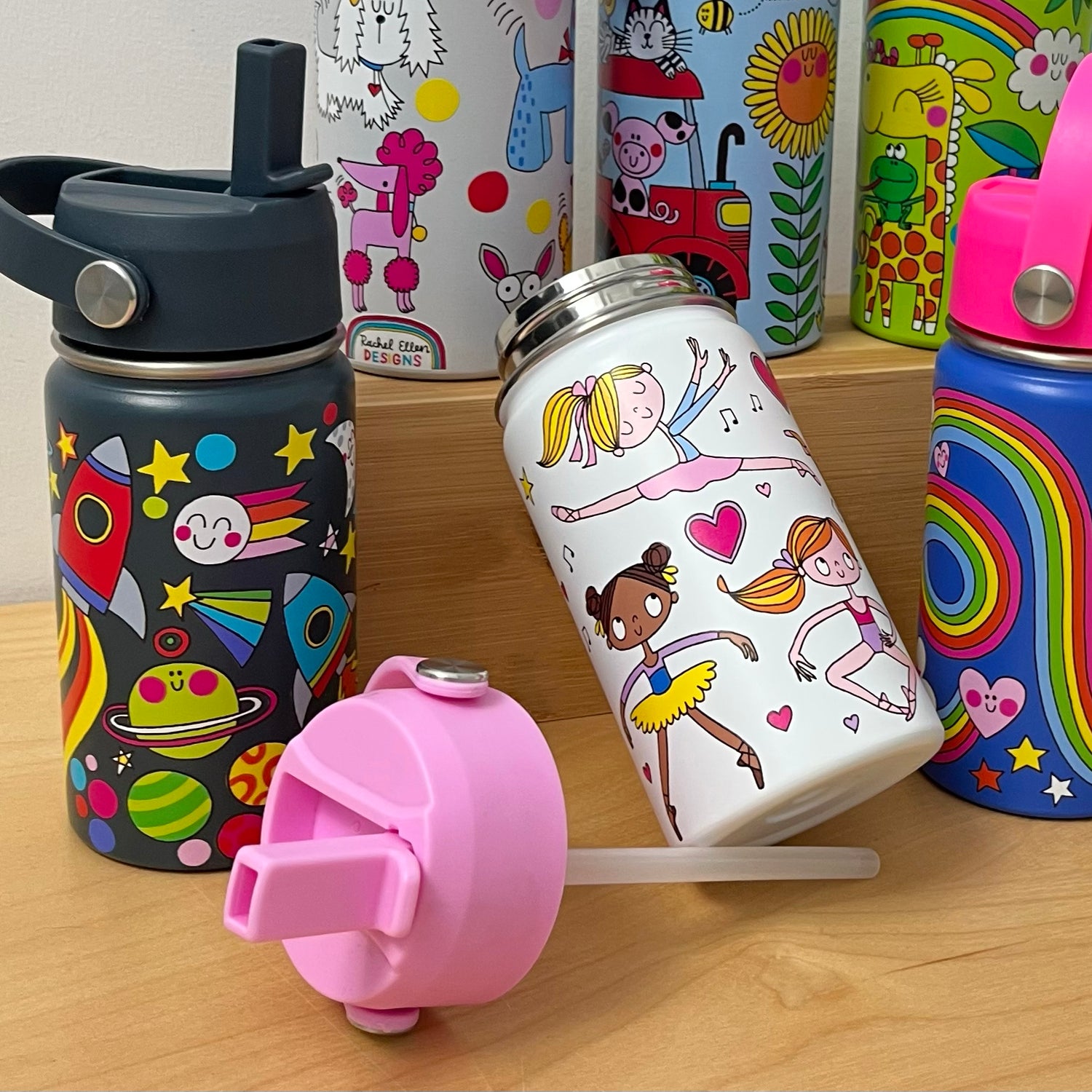 Ballet Kids Insulated Stainless Steel Water Bottle - 340ml