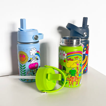 On The Farm Kids Insulated Stainless Steel Water Bottle - 340ml