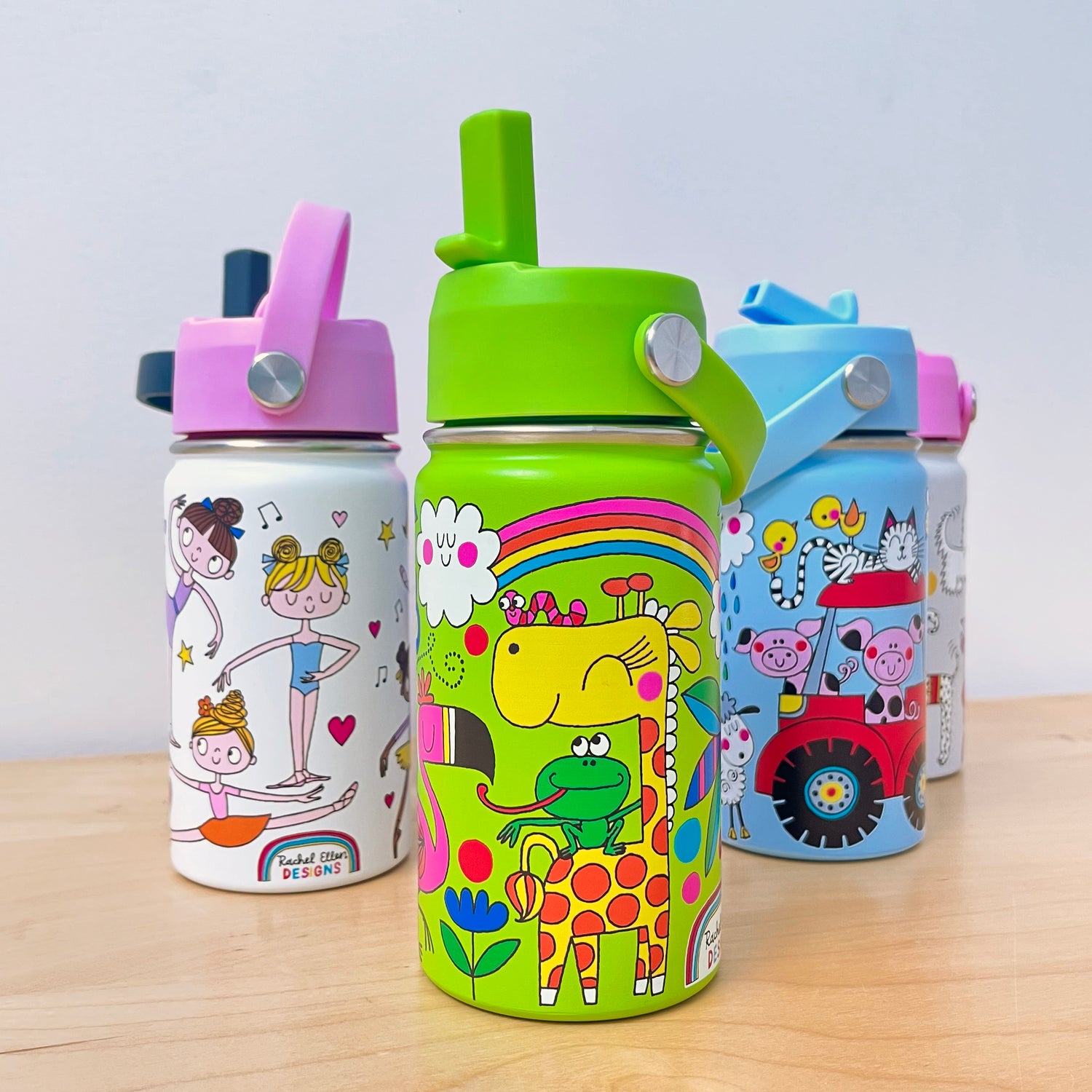 Jungle Kids Insulated Stainless Steel Water Bottle - 340ml