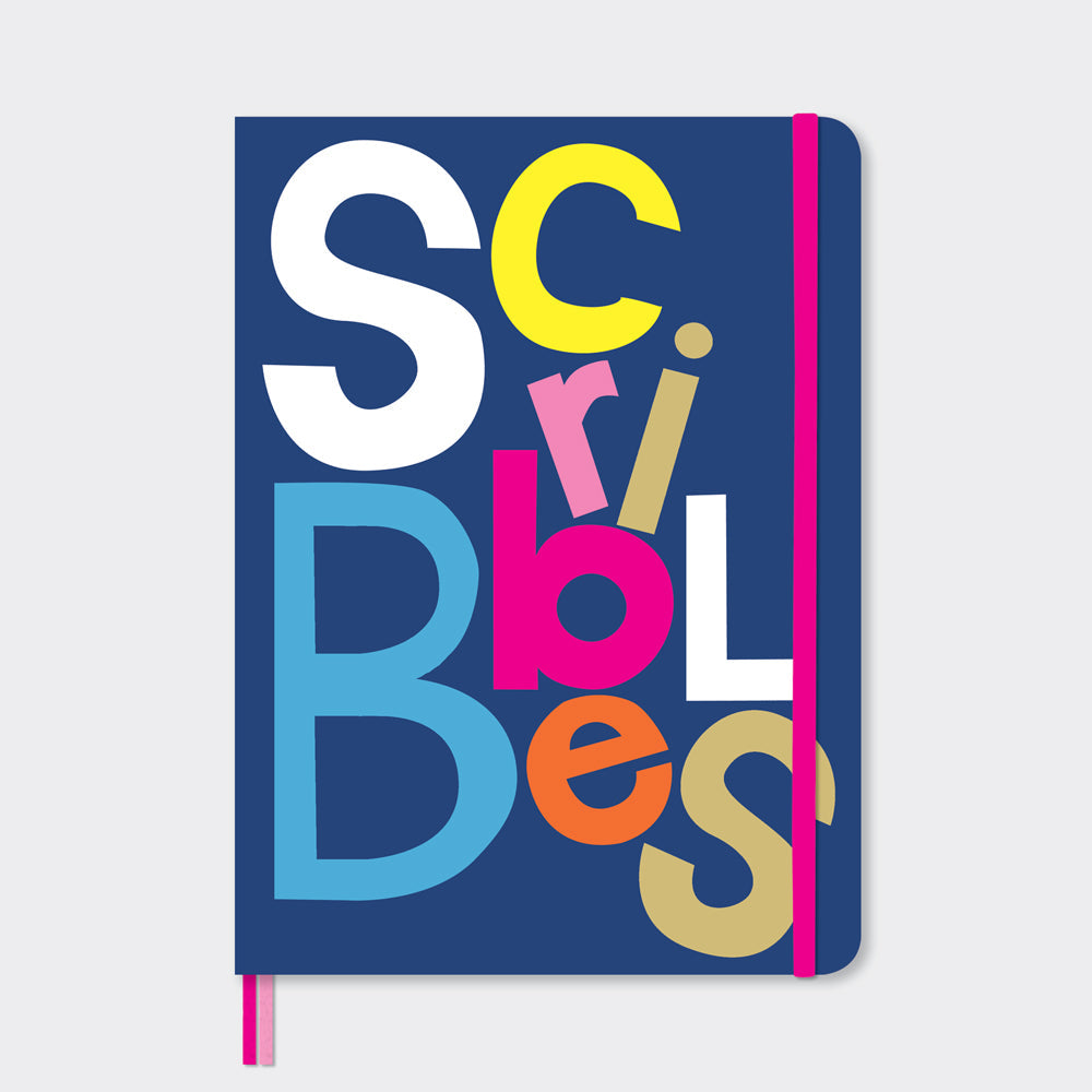 A5 Notebook Scribbles Wordy Design | 160 Pages | Rachel Ellen – Rachel ...