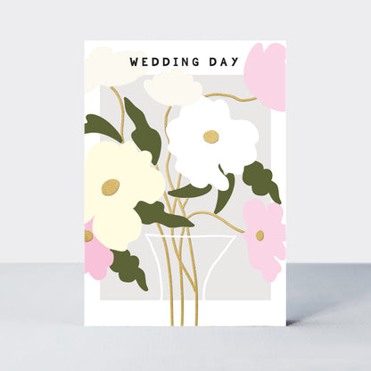 Belle - Flowers - Wedding Day Card