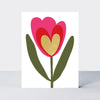Foiled pack of notecards - Tulip Heart