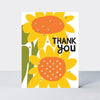 Foiled pack of notecards - Thank you Sunflowers