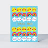 Foiled Pack of notecards - Thank you suns & rainbows