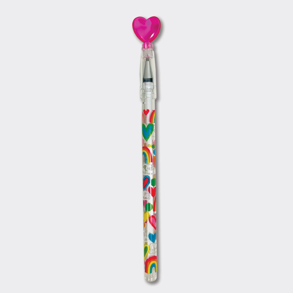 Gel Pen- Heart Lid