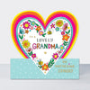 Mother's Day Card - Side by Side - Lovely Grandma/Heart