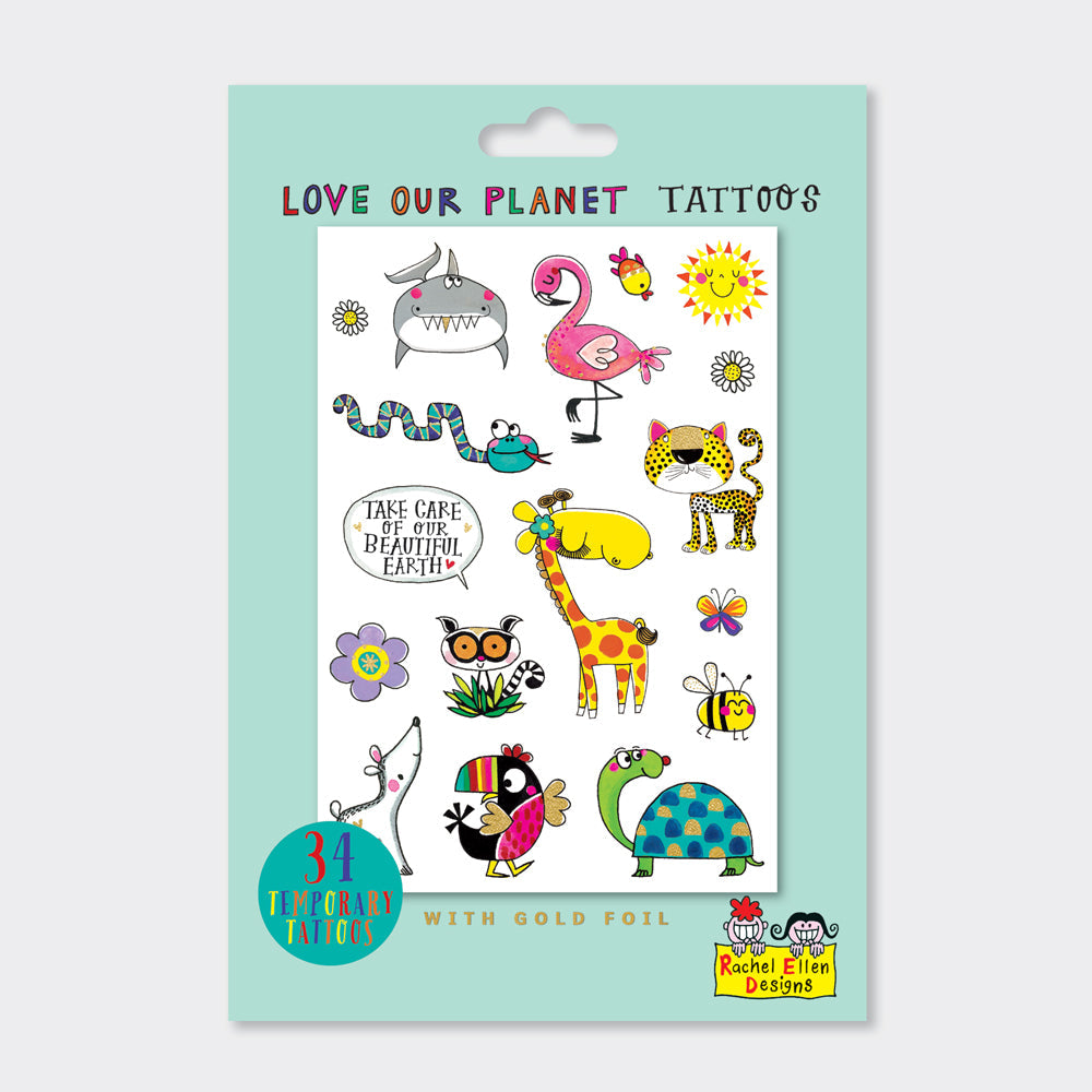 Love Our Planet Tattoos