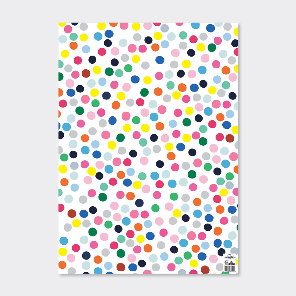 Giftwrap - Colourful Spots